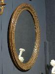 Antieke ovale spiegel