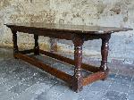 Antieke 17e eeuwse Engelse kasteeltafel, Fine 17th century Antique English Oak Table