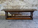 Antieke 17e eeuwse Engelse kasteeltafel, Fine 17th century Antique English Oak Table