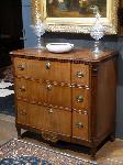 Antieke mahonie Louis Seize commode/ladekast